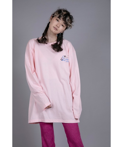 Candy Stripper（キャンディストリッパー）の「I LOOSE…L/S Tシャツ（Tシャツ/カットソー・レディース・オフホワイト/ピンク/ブラック・2）」の22枚目の写真