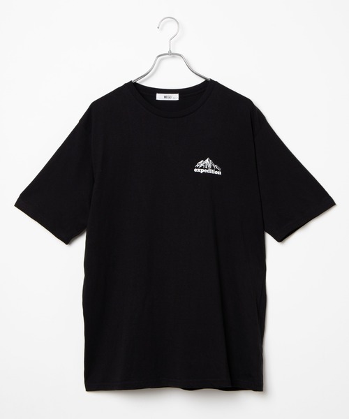 WEGO(ウィゴー)の「WEGO/マウンテンモチーフバックプリントTシャツ(Tシャツ/カットソー・メンズ・ホワイト/ブラック・X-LARGE)」の8枚目の写真