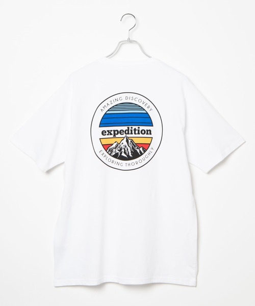 WEGO(ウィゴー)の「WEGO/マウンテンモチーフバックプリントTシャツ(Tシャツ/カットソー・メンズ・ホワイト/ブラック・X-LARGE)」の20枚目の写真