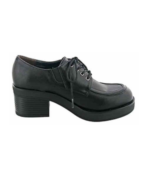 美品⭐︎MANA レースアップ　厚底シューズ37 501070 VOLUME LACE UP SHOES