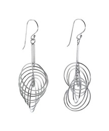 Elenore（エレノア）の「Elenore/ｻｰｸﾙｼﾙﾊﾞｰﾋﾟｱｽ4（ピアス（両耳用））」