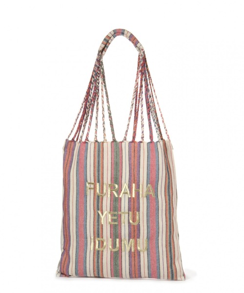 niko and...（ニコアンド）の「オリジナルロゴハンモックトート（トートバッグ・レディース・ブラック/ネイビー/ピンク/ホワイト/ナチュラル・0）」の2枚目の写真