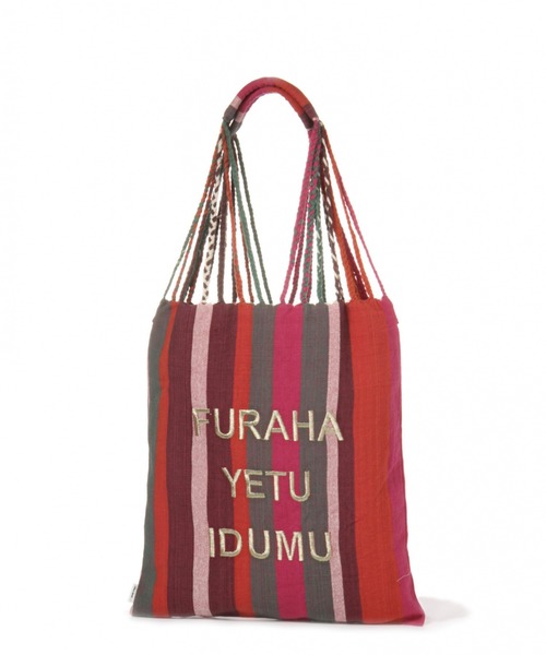 niko and...（ニコアンド）の「オリジナルロゴハンモックトート（トートバッグ・レディース・ブラック/ネイビー/ピンク/ホワイト/ナチュラル・0）」の5枚目の写真