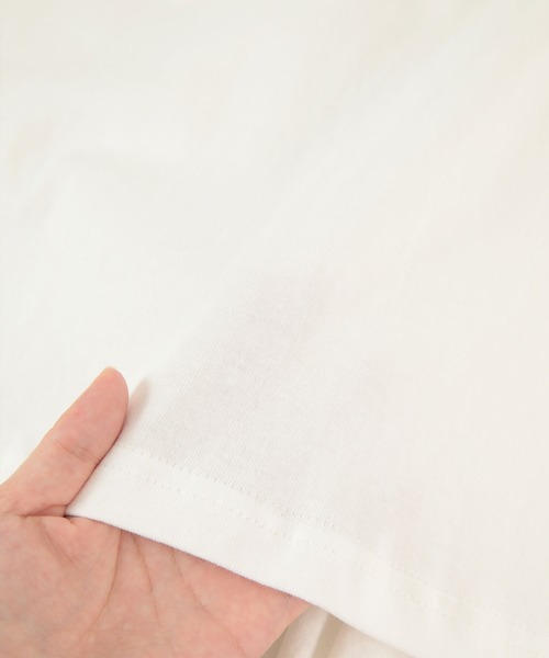 titivate（ティティベイト）の「ﾊﾞｯｸﾌﾚｱTｼｬﾂ（Tシャツ/カットソー・レディース・ホワイト/ブラック/カーキ/モカ/キャメル・FREE）」の11枚目の写真