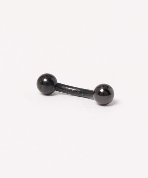MORPH(モルフ)の「MORPH モルフ バナナバーベル ボディーピアス 16ゲージ 6mm~16mm(ピアス(片耳用)・メンズ・ブラック・6/8/10/12/14/16)」の6枚目の写真