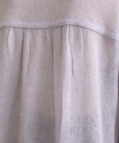 TAN（タン）の「【TAN(タン)】モヘアシルクドリーミーワンピース　20AW-12（ワンピース・レディース・グリーン/ラベンダー・FREE）」の22枚目の写真