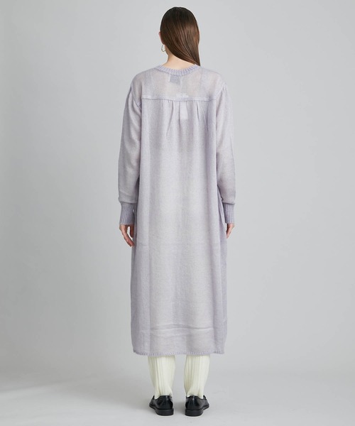 TAN（タン）の「【TAN(タン)】モヘアシルクドリーミーワンピース　20AW-12（ワンピース・レディース・グリーン/ラベンダー・FREE）」の17枚目の写真