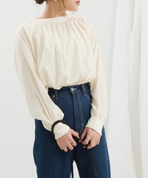 Ambre Neige | ギャザーブラウス／【WEB/EC限定商品】(シャツ/ブラウス)