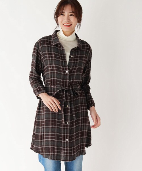 セール ナチュラルチェックワンピース ワンピース Airpapel エアパペル のファッション通販 Zozotown