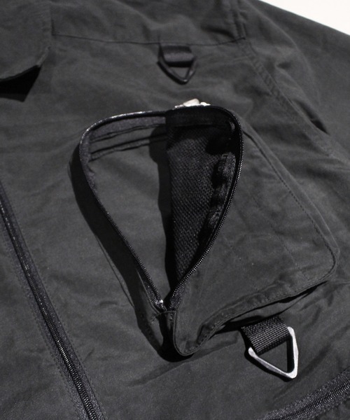 BAL（バル）の「【2021春夏】MULTI POCKET ZIP OFF SHIRT