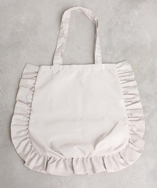 _ナイロンフリルバッグ（トートバッグ）｜I am I in fact（アイアム