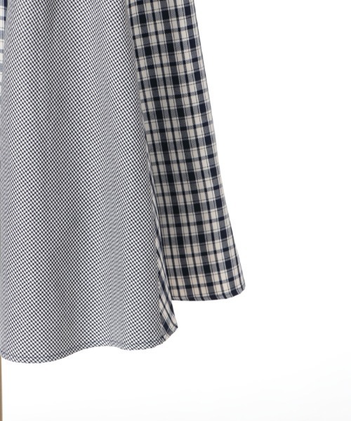 axes femme（アクシーズファム）の「ベルト付チェック柄スカート（スカート・レディース・ネイビー/ブラウン/ワイン・MEDIUM）」の22枚目の写真