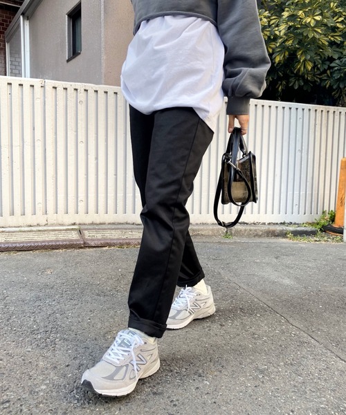 T Cマニッシュツイルテーパード スラックス Who S Who S Gallery フーズフーギャラリー のファッション Gallery フーズフーギャラリー のスラックス T Cマニッシュツイルテーパード Wwza0005 を購入できます Who S Who Who 感謝価格