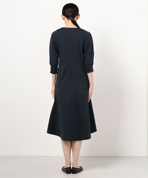 Estnation ポンチティアードフレアワンピース ワンピース Estnation エストネーション 公式通販