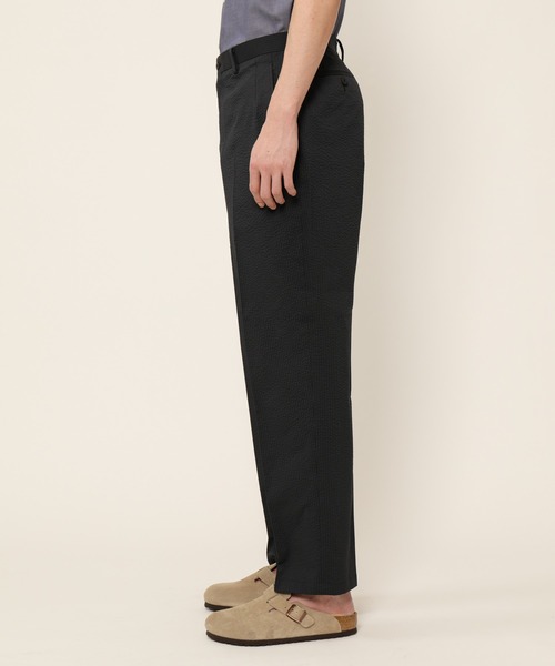 KASHIYAMA（カシヤマ）の「SOLOTEXスーパーストレッチサッカーノータックスリムテーパードパンツ（その他パンツ・メンズ・ブラック/カーキ/グレー・マルチサイズ）」の8枚目の写真