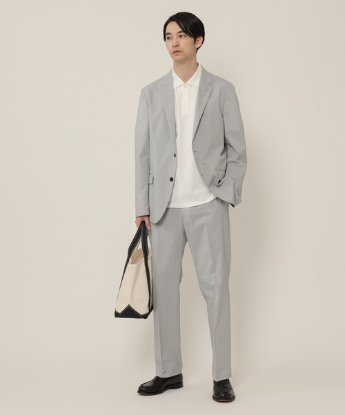 KASHIYAMA（カシヤマ）の「SOLOTEXスーパーストレッチサッカーノータックスリムテーパードパンツ（その他パンツ・メンズ・ブラック/カーキ/グレー・マルチサイズ）」の10枚目の写真