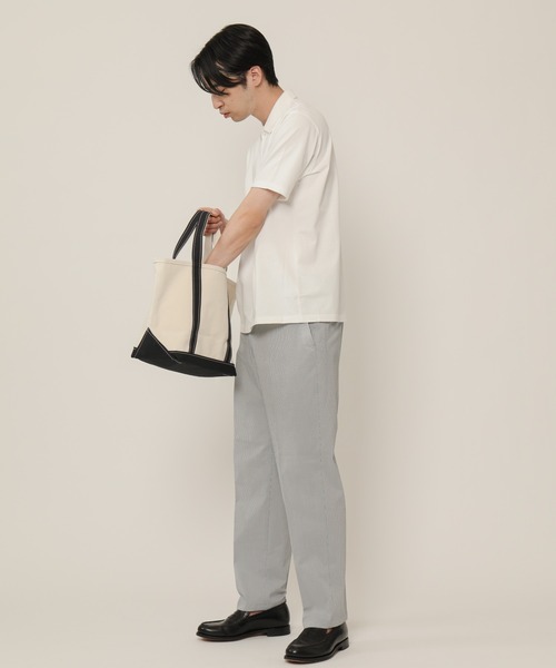 KASHIYAMA（カシヤマ）の「SOLOTEXスーパーストレッチサッカーノータックスリムテーパードパンツ（その他パンツ・メンズ・ブラック/カーキ/グレー・マルチサイズ）」の11枚目の写真