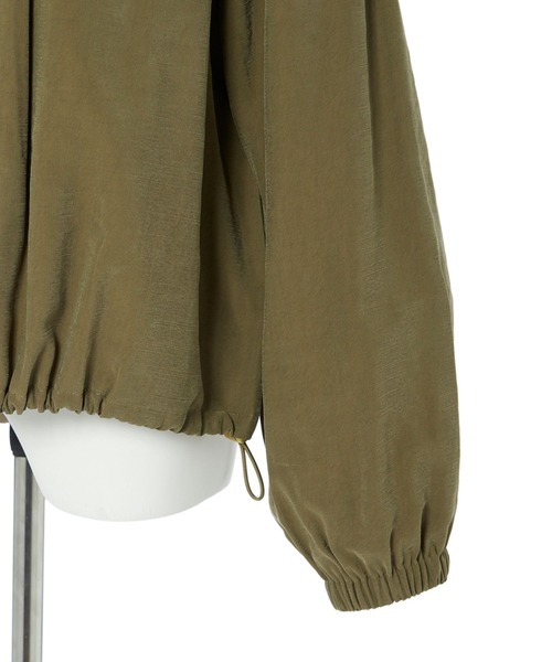 CLEARIMPRESSION （クリアインプレッション）の「《musee》ノーカラーライトブルゾン（ブルゾン・レディース・ブラック/ベージュ/カーキ・フリー）」の11枚目の写真