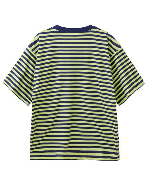 X-girl（エックスガール）の「STRIPED H/S TEE（Tシャツ