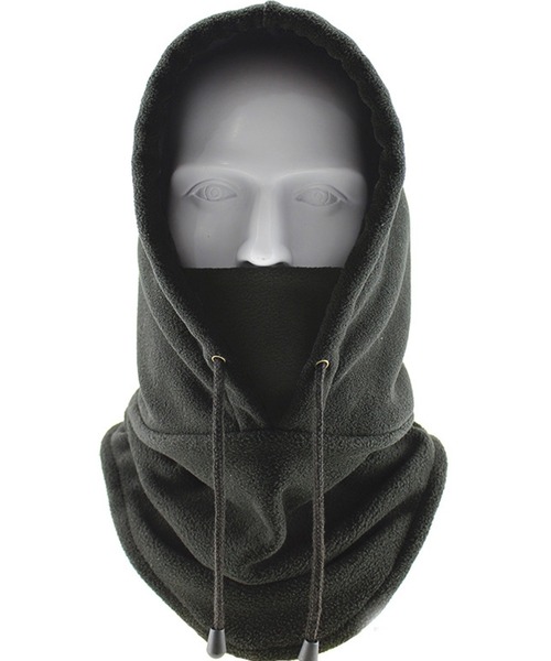 DAY CLOSET（デイ クローゼット）の「フリース素材の3WAYネックウォーマー バラクラバ（ネックウォーマー/スヌード・レディース・ピンク/ブラック/ダークグレー/ネイビー/カーキ/マジェンタ・ONE SIZE）」の3枚目の写真