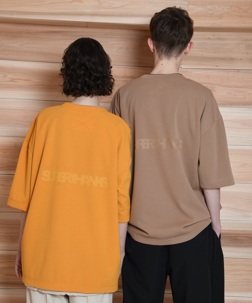 タックデザインバッグプリントtシャツ セットアップ対応 ユニセックス ビッグシルエットカットソー Tシャツ カットソー Superthanks スーパーサンクス のファッション通販 Zozotown