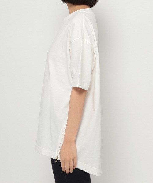 GLOBAL WORK(グローバルワーク)の「USAコットンZIPT/SS/937171(Tシャツ/カットソー・レディース・グレイッシュベージュ/グリーン系その他/グリーン系その他3/サックスブルー/ブラック/パープル系その他2/ホワイト・MEDIUM/LARGE)」の13枚目の写真