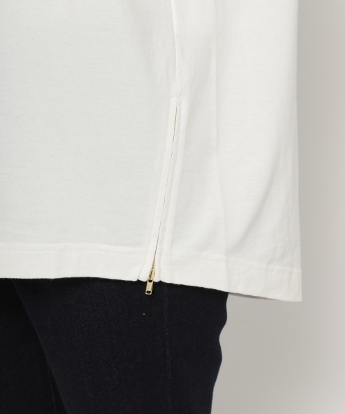 GLOBAL WORK(グローバルワーク)の「USAコットンZIPT/SS/937171(Tシャツ/カットソー・レディース・グレイッシュベージュ/グリーン系その他/グリーン系その他3/サックスブルー/ブラック/パープル系その他2/ホワイト・MEDIUM/LARGE)」の21枚目の写真