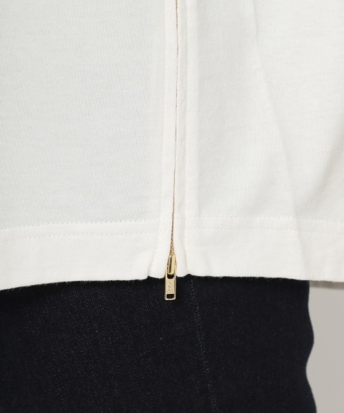 GLOBAL WORK(グローバルワーク)の「USAコットンZIPT/SS/937171(Tシャツ/カットソー・レディース・グレイッシュベージュ/グリーン系その他/グリーン系その他3/サックスブルー/ブラック/パープル系その他2/ホワイト・MEDIUM/LARGE)」の16枚目の写真