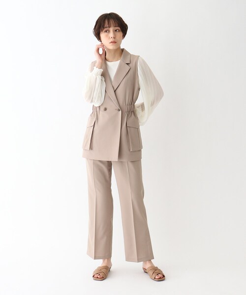 By Aquagirl エージーバイアクアガール のファッション Ag ダブルボタンセットアップベスト ベスト ベスト By Ag