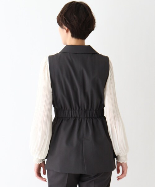 By Aquagirl エージーバイアクアガール のファッション Ag ダブルボタンセットアップベスト ベスト ベスト By Ag