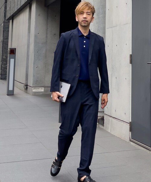 THE SHOP TK (ザ ショップ ティーケー )の「◆【Begin5月号掲載】【CARREMAN】マルチファンクションジャケット(テーラードジャケット・メンズ・ブラウン系その他/ネイビー系7・01/02/03/04/05)」の2枚目の写真