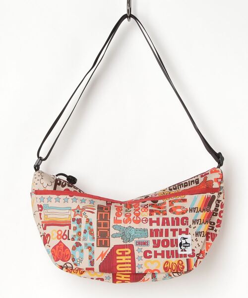 CHUMS(チャムス)の「【CHUMS】Recycle Small Banana Shoulder(ショルダーバッグ・メンズ・その他/サックスブルー/サンドベージュ/ブラック/ベージュ系その他/カーキ/ブラック×ホワイト・FREE)」の4枚目の写真