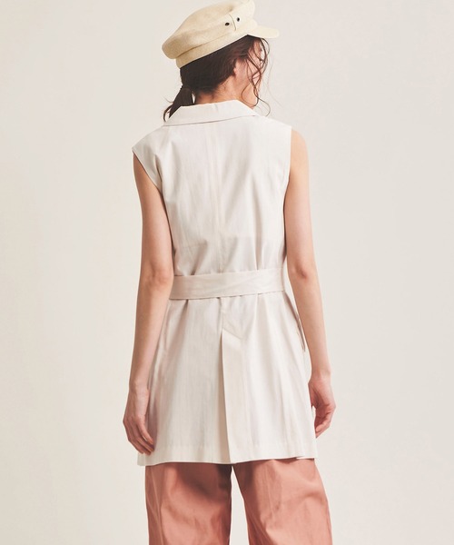 The Virgnia(ザ ヴァージニア)の「ダブルブレストジレ(ベスト・レディース・ベージュ/ブラウン・FREE)」の5枚目の写真