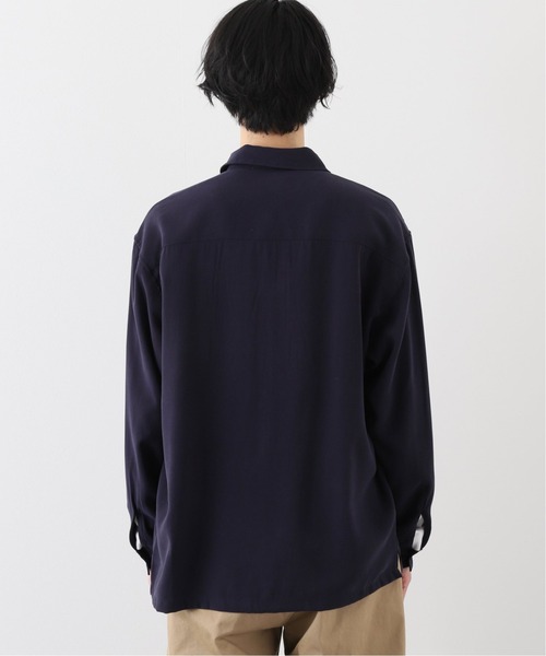 B.C STOCK(ベーセーストック)の「OVERSIZE CHINA シャツ(シャツ/ブラウス・メンズ・ベージュ/ネイビー・SMALL/MEDIUM/LARGE)」の12枚目の写真