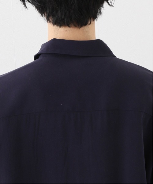 B.C STOCK(ベーセーストック)の「OVERSIZE CHINA シャツ(シャツ/ブラウス・メンズ・ベージュ/ネイビー・SMALL/MEDIUM/LARGE)」の7枚目の写真