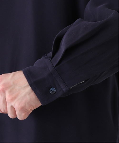 B.C STOCK(ベーセーストック)の「OVERSIZE CHINA シャツ(シャツ/ブラウス・メンズ・ベージュ/ネイビー・SMALL/MEDIUM/LARGE)」の9枚目の写真