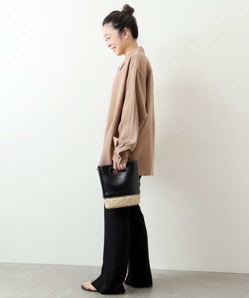 B.C STOCK(ベーセーストック)の「OVERSIZE CHINA シャツ(シャツ/ブラウス・メンズ・ベージュ/ネイビー・SMALL/MEDIUM/LARGE)」の22枚目の写真