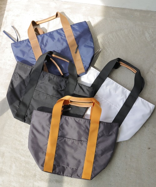 AMERICAN HOLIC(アメリカンホリック)の「リップストップトートバッグ(トートバッグ・レディース・ホワイト/ブラック/ネイビー/グレー・FREE)」の5枚目の写真