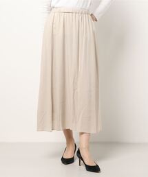 レーヨンリネン ギャザースカート