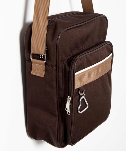 WEGO（ウィゴー）の「WEGO/スクールショルダーバッグ（ショルダーバッグ・レディース・ネイビー/ブラウン/ブラック/サックスブルー/グレー/ライトパープル/その他1・FREE）」の11枚目の写真