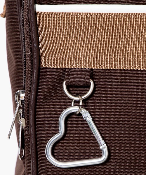 WEGO（ウィゴー）の「WEGO/スクールショルダーバッグ（ショルダーバッグ・レディース・ネイビー/ブラウン/ブラック/サックスブルー/グレー/ライトパープル/その他1・FREE）」の12枚目の写真