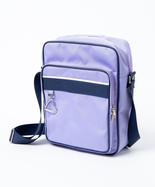 WEGO(ウィゴー)の「WEGO/スクールショルダーバッグ(ショルダーバッグ・レディース・ネイビー/ブラウン/ブラック/サックスブルー/グレー/ライトパープル/その他1・FREE)」の18枚目の写真