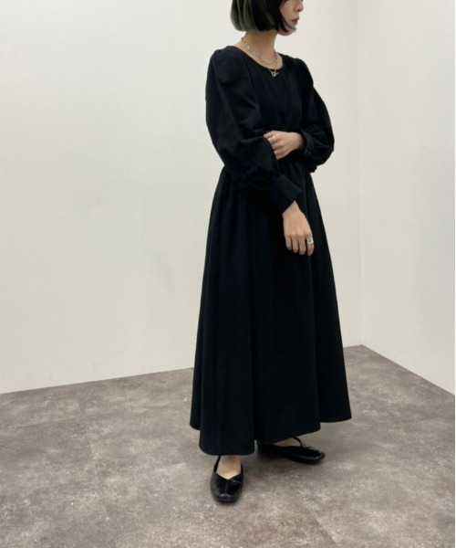 apres jour mignon(アプレジュールミニョン)の「バックリボンワンピース 【ZOZOTOWN限定アイテム】(ワンピース・レディース・ベージュ/アイボリー/ブラック・フリー/X-LARGE)」の13枚目の写真