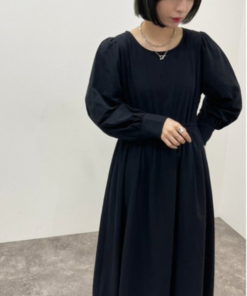 apres jour mignon(アプレジュールミニョン)の「バックリボンワンピース 【ZOZOTOWN限定アイテム】(ワンピース・レディース・ベージュ/アイボリー/ブラック・フリー/X-LARGE)」の16枚目の写真