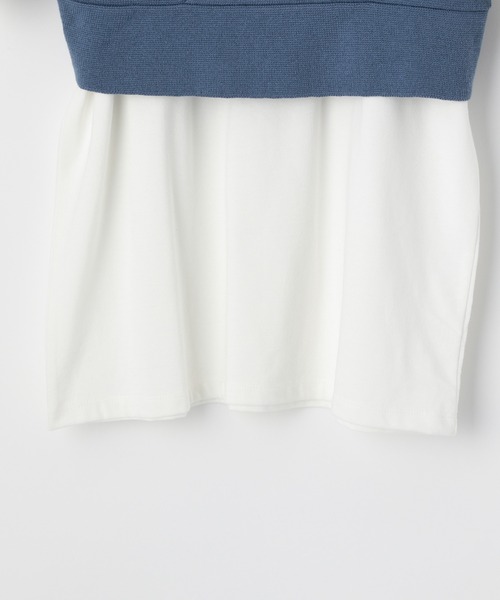 PAGEBOY（ページボーイ）の「ビスチェTシャツセット（Tシャツ/カットソー・レディース・ブラック/ホワイト×ブルー/ホワイト×ブラック・FREE）」の22枚目の写真