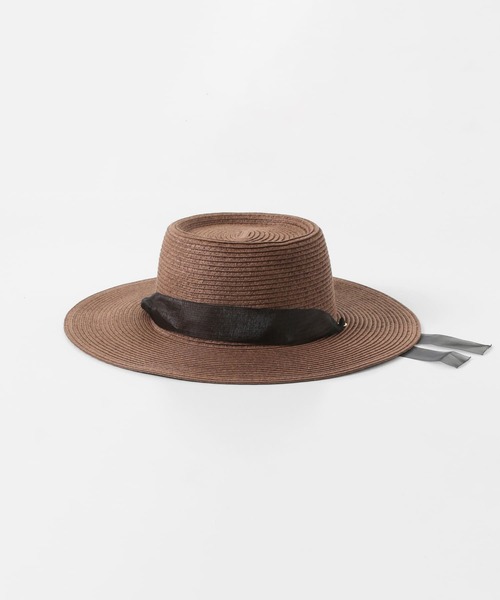 SMELLY（スメリー）の「ペーパー2WAYハット（ハット・レディース・ブラウン/アイボリー/ベージュ・-）」の16枚目の写真