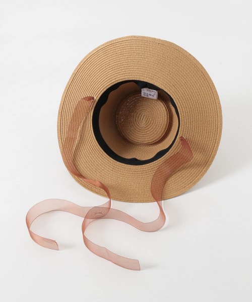 SMELLY（スメリー）の「ペーパー2WAYハット（ハット・レディース・ブラウン/アイボリー/ベージュ・-）」の7枚目の写真