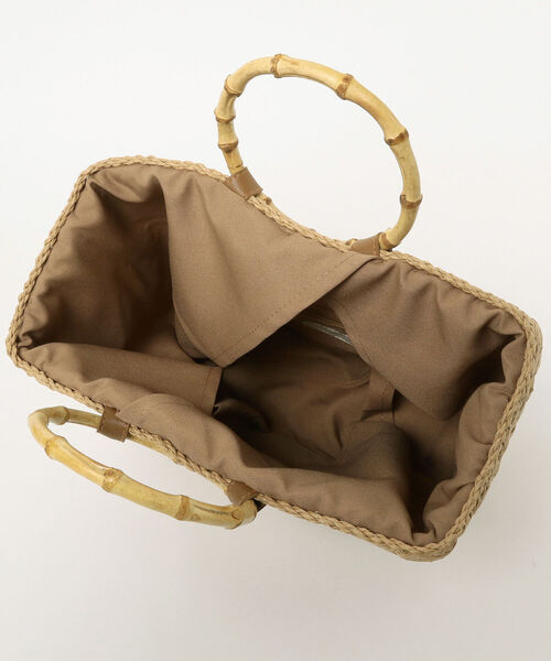 B:MING by BEAMS（ビーミングバイビームス）の「B:MING by BEAMS / スクエア カゴバッグ（かごバッグ・レディース・ベージュ/カーキ・ONE SIZE）」の10枚目の写真