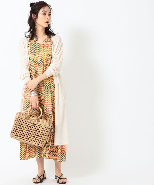 B:MING by BEAMS（ビーミングバイビームス）の「B:MING by BEAMS / スクエア カゴバッグ（かごバッグ・レディース・ベージュ/カーキ・ONE SIZE）」の11枚目の写真