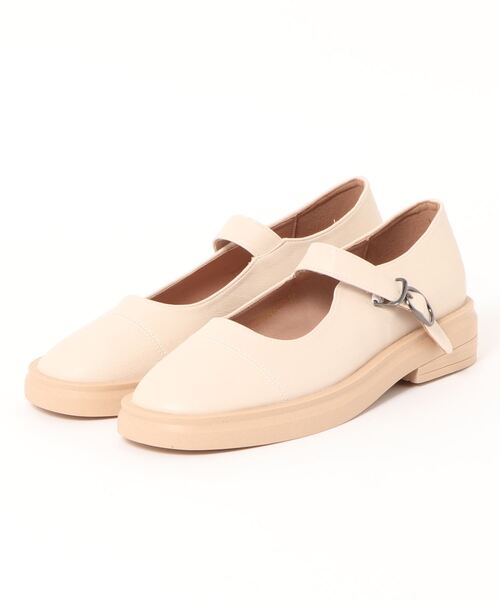 paravion(パラビオン)の「K/ワンストラップシューズ(その他シューズ・レディース・アイボリー/ブラック・37/38)」の5枚目の写真